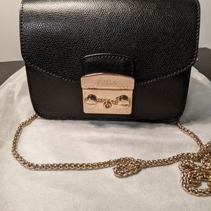 Furla Mini Metropolis crossbody with 2 interchangeable flaps
